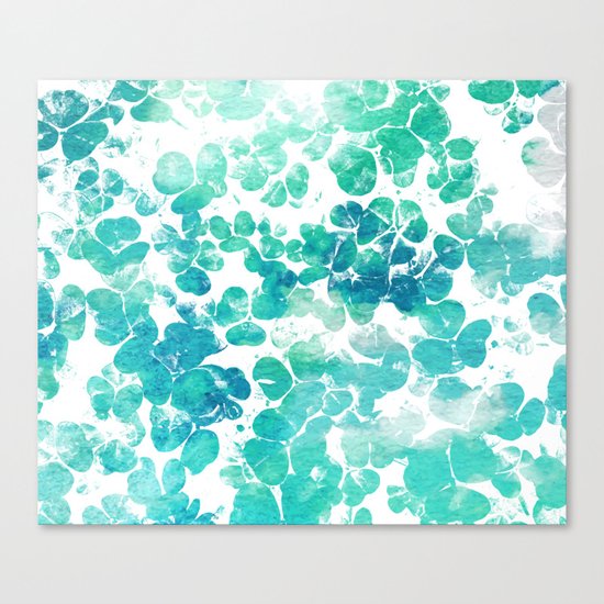 Clover Watercolor #society6 #decor #buyart Canvas Print