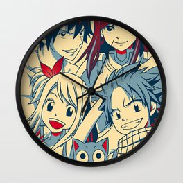 Natsu - Fairy Tail Wall Clock | Juvia, The, Painting, Marvell, Fairy Tail, Anime, Heartfilia, Lockser, Mirajane, Natsu 