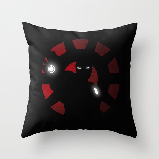 SuperHeroes Shadows : Iron Man Throw Pillow