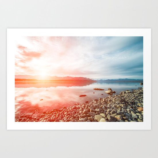 Sunset Landscape #photography Art Print