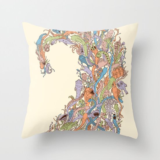 The Deep Throw Pillow