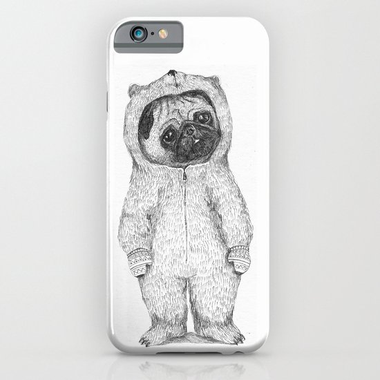 Winter pug iPhone & iPod Case