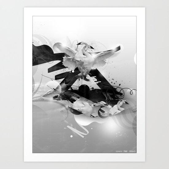 A moment of Lightness Art Print