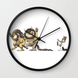 wild things are Wall Clock