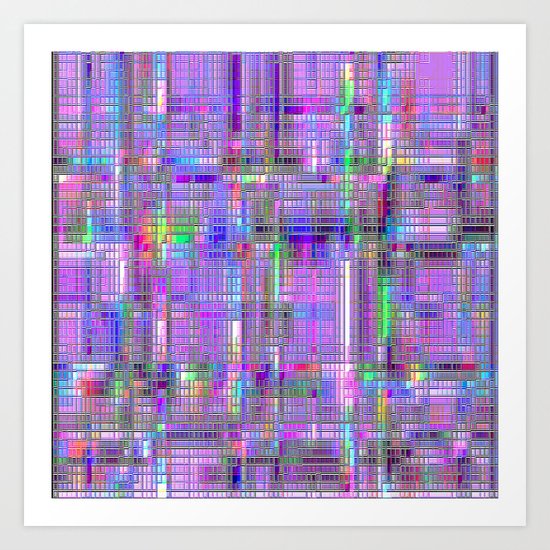 Re-Created CornerStone3.26.14 by Robert S. Lee Art Print
