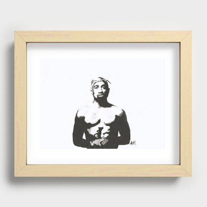 All eyez on me Recessed Framed Print