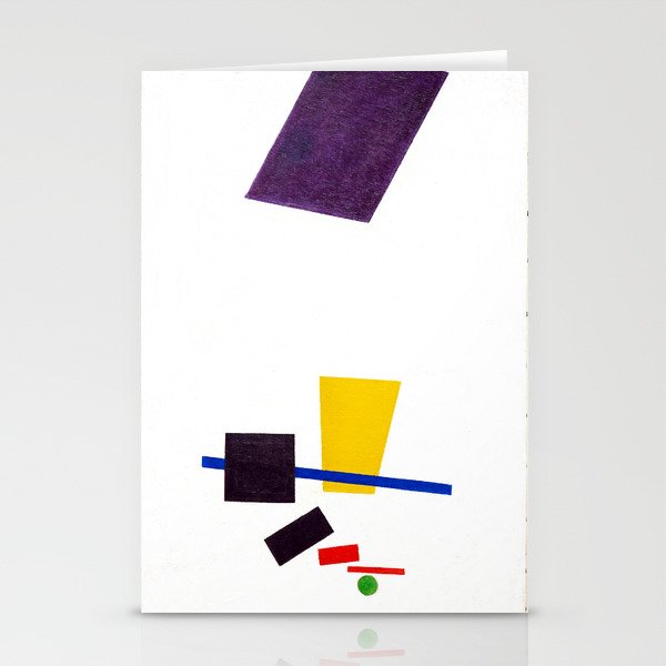 Kazimir Malevich - Painterly Realism of a Football Player—Color Masses in the 4th Dimension (new edi Stationery Cards