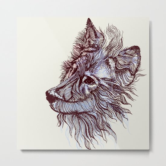 Wolf Metal Print