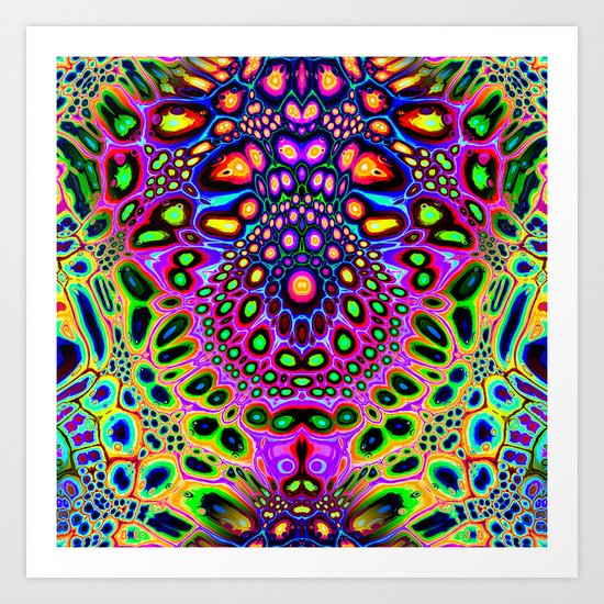 Abstract Spectral Symmetry Art Print