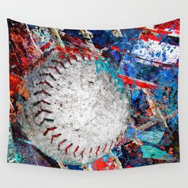 Baseball print works vs 4 Wall Tapestry