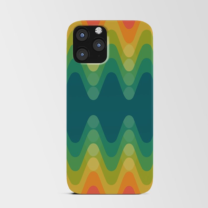 Sonic Wave Pattern 231 iPhone Card Case