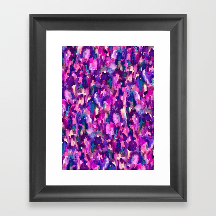 Verve (Purple) Framed Art Print