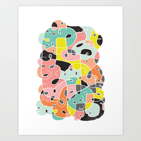 ABSTRACT 1 Art Print
