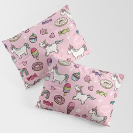 Pink Unicorns & Sweet Daydreams Pillow Sham