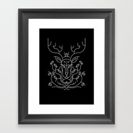 Reindeer Framed Art Print