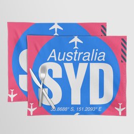 SYD Australia magenta Placemat