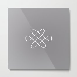 Infinity Knot - Minimal FS - by Friztin Metal Print