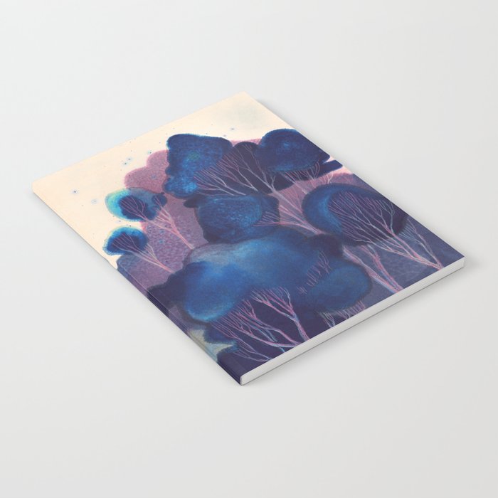 Blue Woodland Notebook