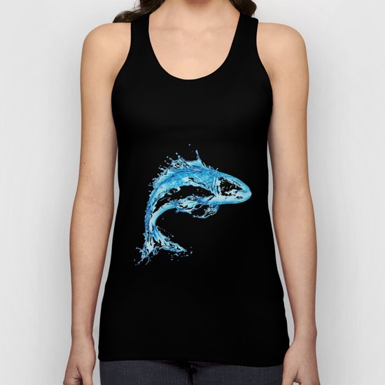 Fish in Water, Made from Water Unisex Tank Top