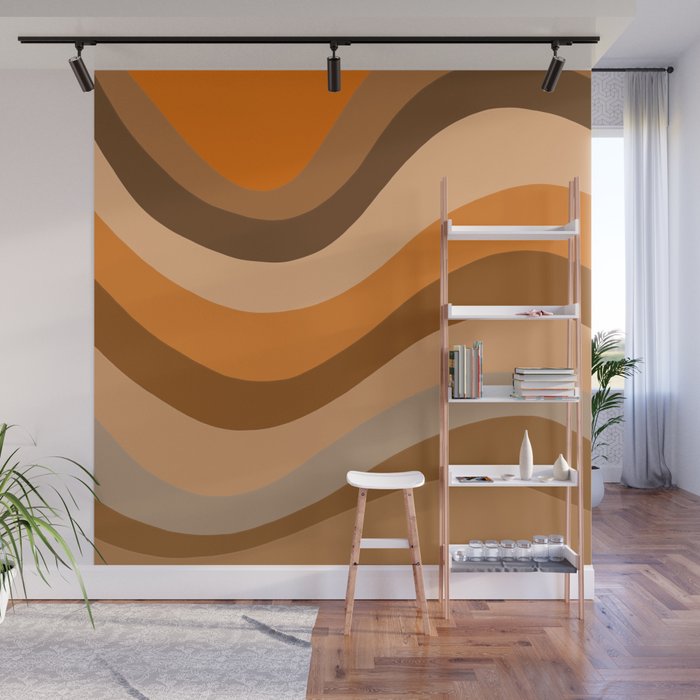 Retro Waves 7 Wall Mural