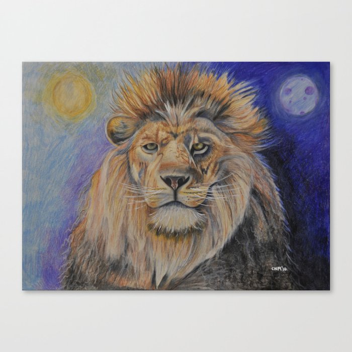 Lion of Time Canvas Print
