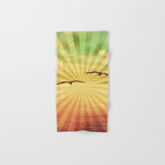 Fly With Me - vintage style Hand & Bath Towel
