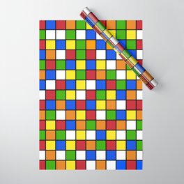 Rubik's cube Pattern Wrapping Paper