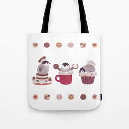 Cookie & cream & penguin Tote Bag