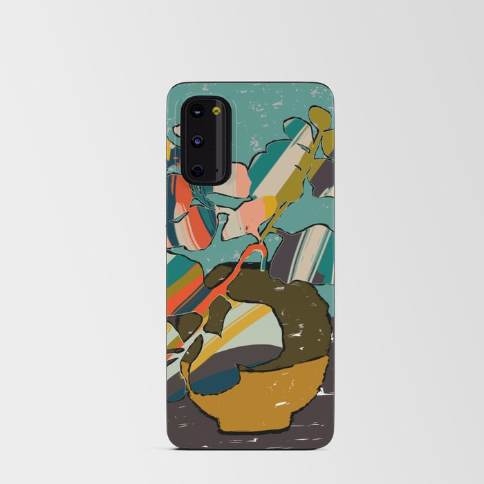 colorful eucalyptus leaves Android Card Case