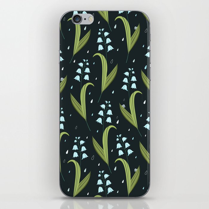Lilies of the valley spring pattern iPhone Skin