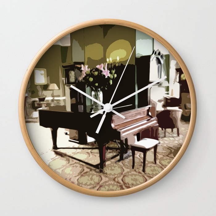 The piano ver 2. Wall Clock