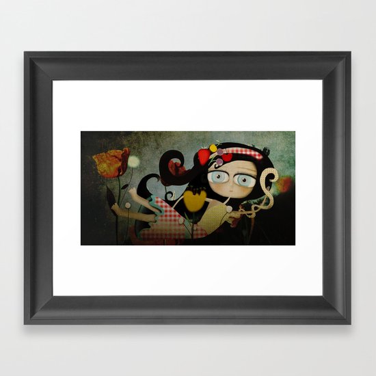 Doll Art Cute Childrens Home Decor 2012 Framed Art Print