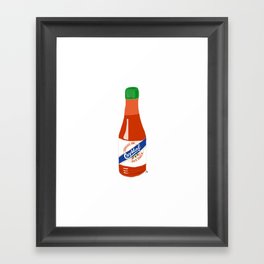 Hot Sauce Framed Art Print