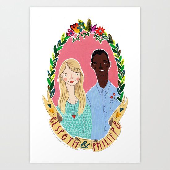 These two Art Print