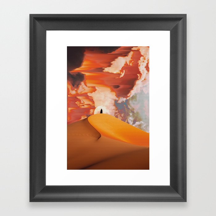 With The Sun Framed Art Print