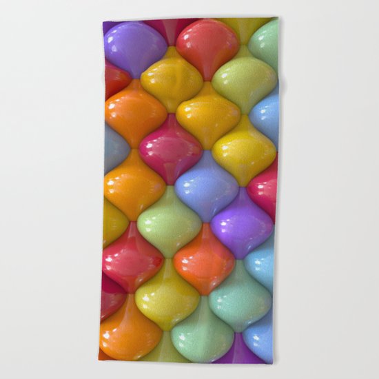 Oval Pattern Beach Towel