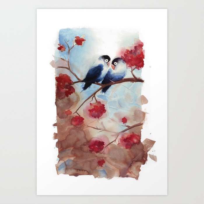 Love Birds Art Print