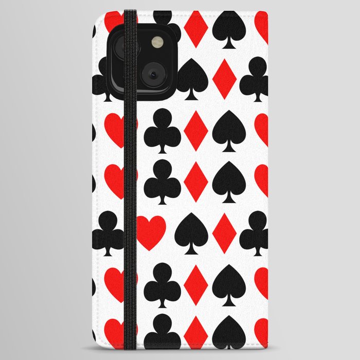 Playing cards patterns iPhone Wallet Case