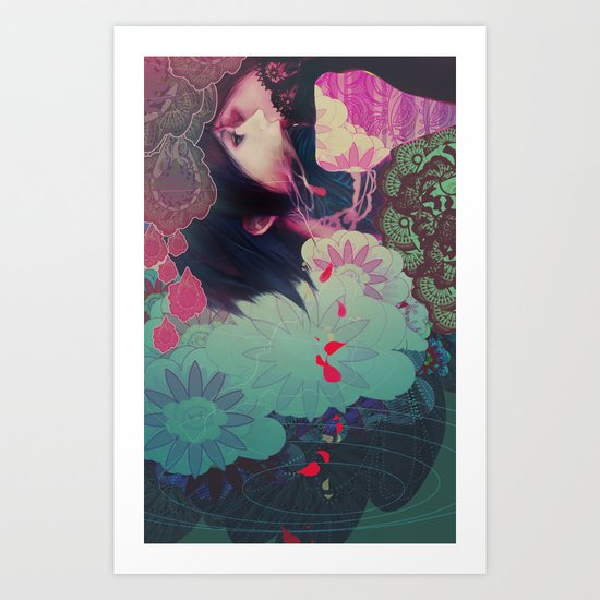 smoke Art Print