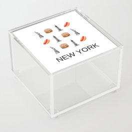 New York Retro Art Decor Vacations Art Modern Boho Decor Acrylic Box