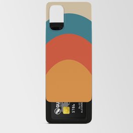 Retro egg stripes Android Card Case