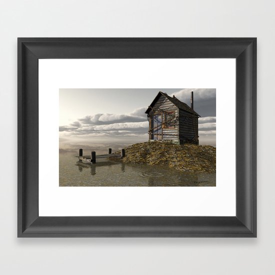 Locked Out Framed Art Print