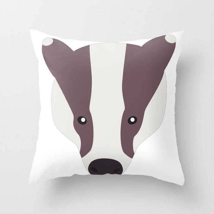 Badger nº5 Throw Pillow