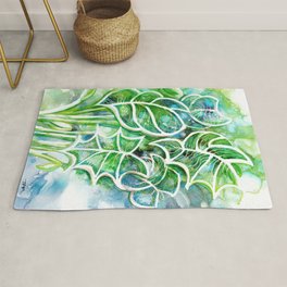 Colocasia #3 Area & Throw Rug