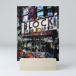 Block Drug Stores Mini Art Print