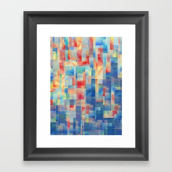 Long Division (Torrent Remix) Framed Art Print
