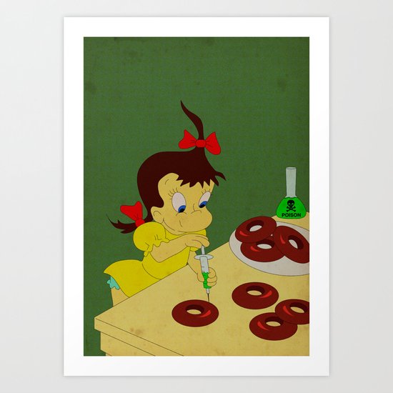Don't mess with Audrey Art Print