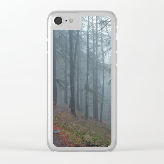 Forest vibes #foggy Clear iPhone Case