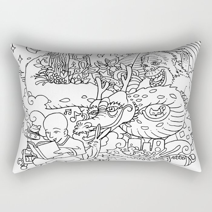 Unread Adventures Rectangular Pillow