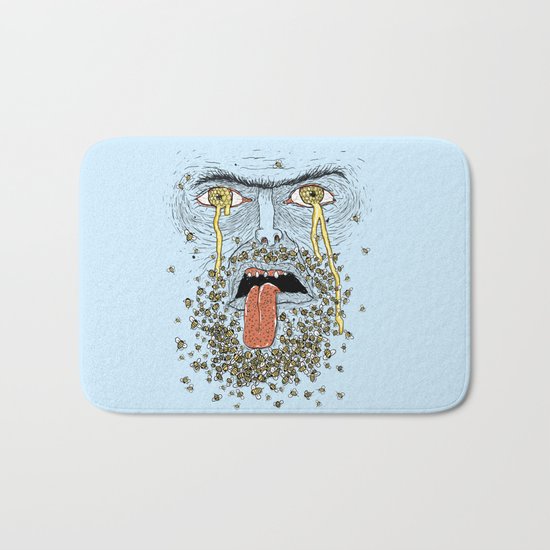 Wierd Bee-rd Bath Mat
